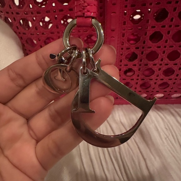 Dior Cannage Perforated Leather Tote Bag - Picture 10 of 14